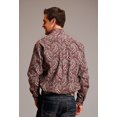 thumbnail image 2 of Stetson Wine Siren Paisley Print - Mens Shirt  - 11-001-0526-0173Wi, 2 of 3
