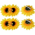 thumbnail image 1 of 6 Pcs Pinces à Cheveux Tournesol Pinces à Cheveux Barrettes Accessoires de Coiffure de Mariage, 1 of 5