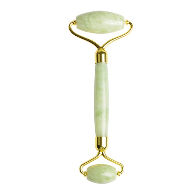 Rouleau Facial Portable Rouleau Visage en Pierre Double Tête Rouleau de Massage Facial Pierre Rouleau de Massage Facial Double Tête Rouleau Visage