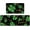 Lucky Shamrock, variante sur Ensemble de Tapis de Cuisine pour la Saint-Patrick, Tapis de Porte Antidérapants Absorbants Saisonniers Trèfle Vert Décoratif 17x29 et 17x47 Pouces DM127