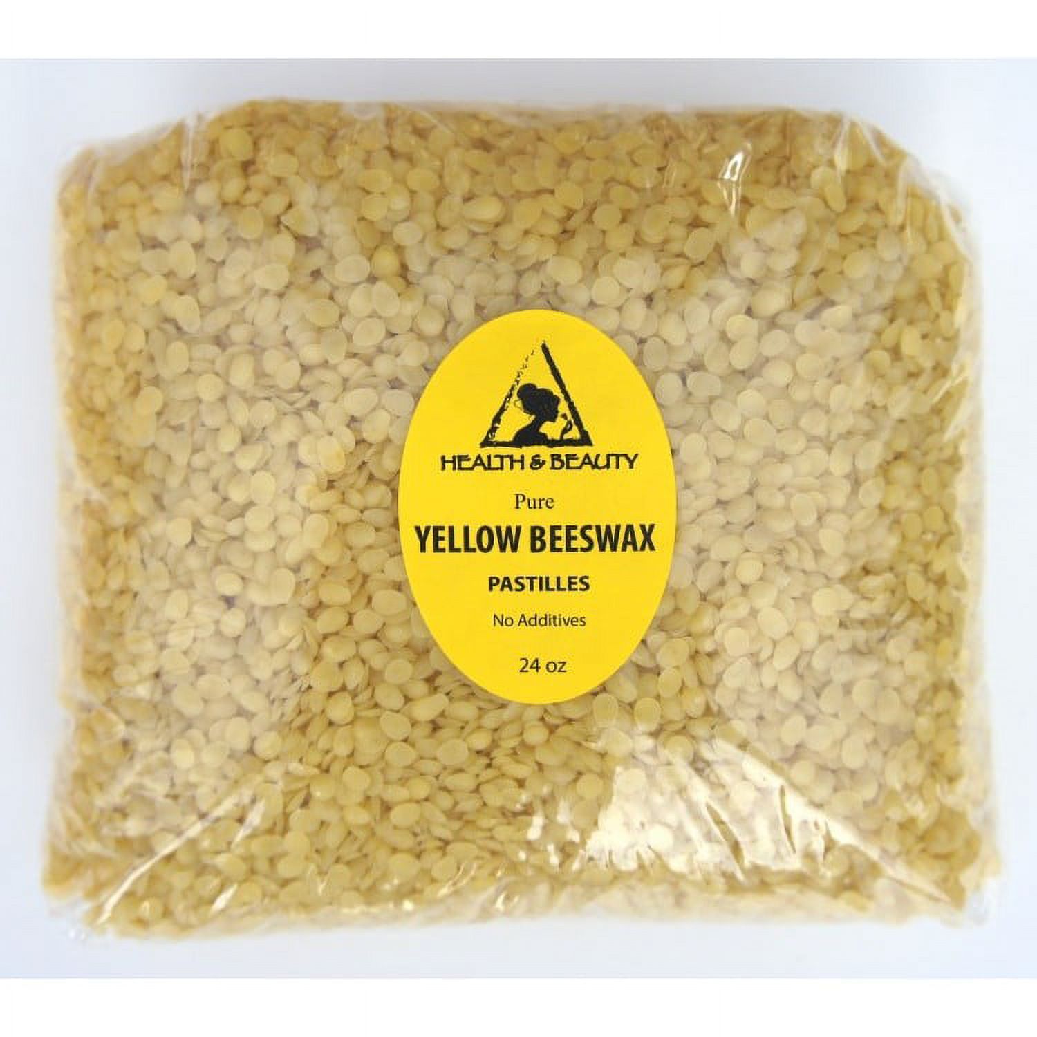 YELLOW BEESWAX BEES WAX ORGANIC PASTILLES BEADS PREMIUM 100% PURE 24 OZ