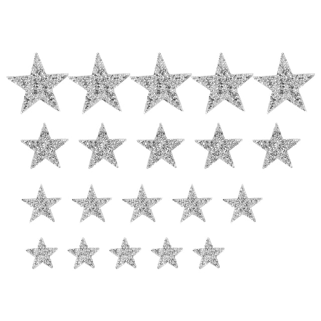 Parches Termoadhesivos Amplia Aplicabilidad Parches De Estrella Fáciles De Operar Para Chaquetas ANGGREK Arte y Manualidades
