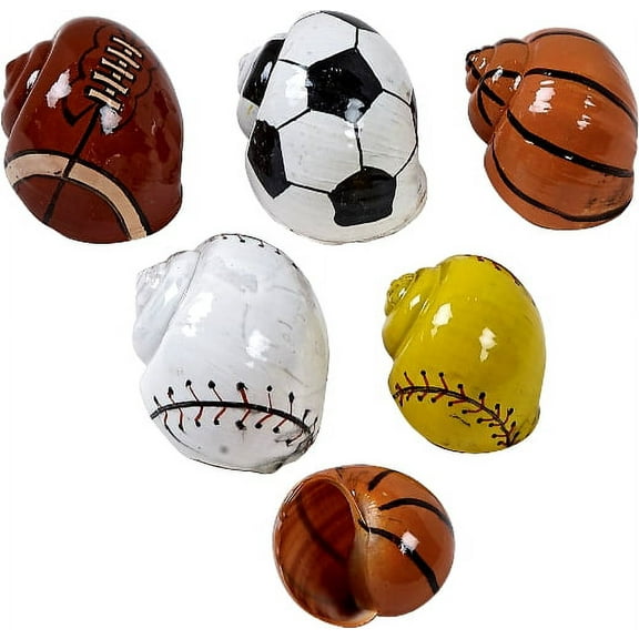 10 Sports Balls Hermit Crab Shells (Set of 10)