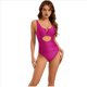 thumbnail image 1 of Trajes de Baño de una Pieza para Mujer, Color Rojo Rosa, Talla XL, 1 of 4