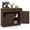 Coffee, variant on Costway Wooden Kitchen Trash Cabinet Tilt Out Bin Holder with Drawer & Storage Shelf Coffee