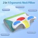 thumbnail image 5 of Ergonomic Memory Foam Neck Pillow, Orthopedic Contour Support for Pain Relief, Light Gray, 1 Piece, 5 of 5