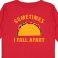 thumbnail image 4 of Inktastic Tacos Fall Apart Boys or Girls Long Sleeve Toddler T-Shirt, 4 of 5