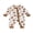 Apricot, variant on Suealasg Baby Boy Fall Romper Bodysuits 3 6 12 18 Months Newborn Boy Crew Neck Long Sleeve Football Letter Print Full Length Jumpsuit