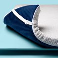thumbnail image 2 of ViscoSoft 3 Inch Memory Foam Mattress Topper Twin XL | High Density Gel Ventilated Pad | Removable Bamboo-Rayon Cover, 2 of 4