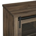thumbnail image 4 of 58" Industrial TV Stand with Sliding Mesh Door - Dark Walnut, 4 of 4