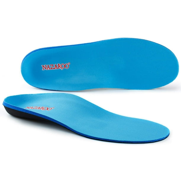 Shoe Insoles Arch Support Inserts Mens 14 14 1/2 Sky Blue NEW