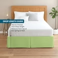 thumbnail image 3 of 9-Inch Drop Full XXL Size 54" x 84" Sage Solid Bed Skirt Split Corner Pleated Style Easy Fit Easy Care 100% Egyptian Cotton 500 Thread Count, 3 of 6