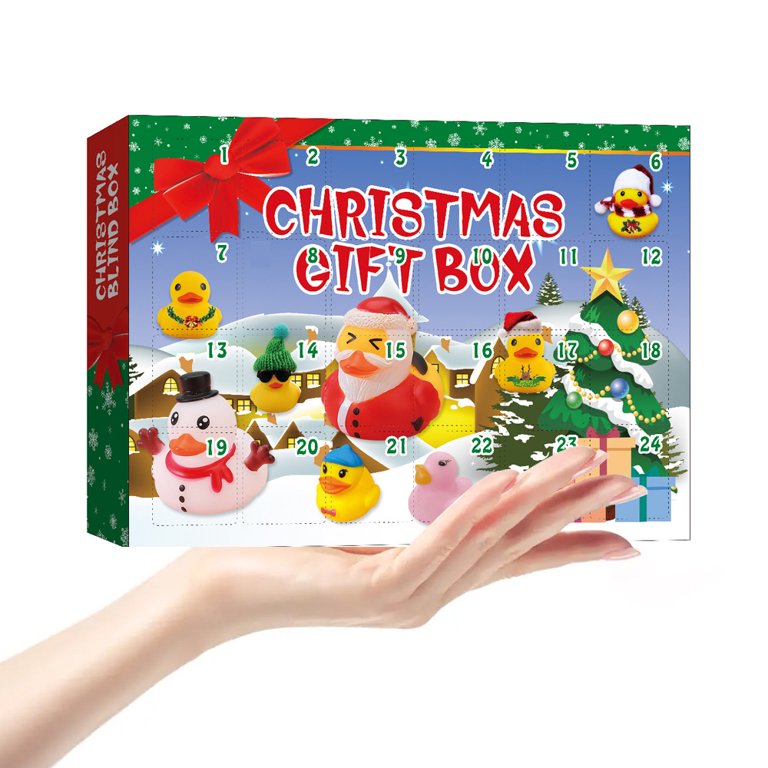 Christmas Advent Calendar Calendar Countdown with 24 Rubber Ducks, 24 Days Christmas  Countdown Calendar for Kids Adults Stress Relief& Anxiety Gifts for  Christmas - Walmart.com