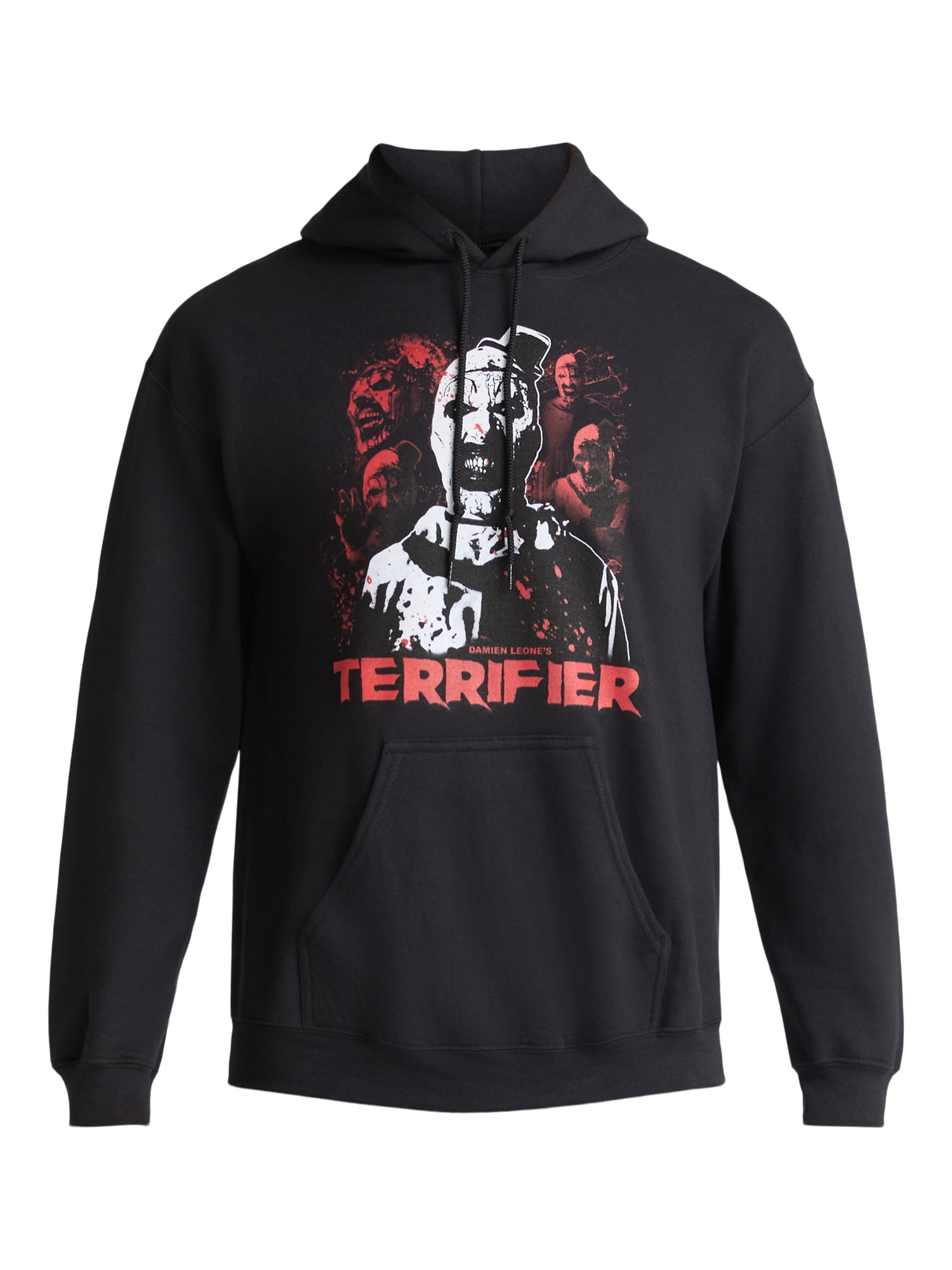 Terrifier Men's & Big Men's Pullover Hoodie Sweatshirt, Sizes XS-3XL