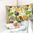 thumbnail image 4 of Pofeuu Animals Print Polyester Microfiber Plush Pillowcases, Super Soft and Cozy Pillow Case Covers with Envelop Closure（Pillow core not included）-16"x24", 4 of 6