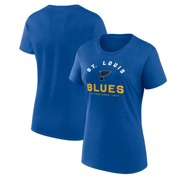 Women's Logo Athletic Blue St. Louis Blues Unrivaled T-Shirt