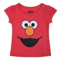thumbnail image 4 of Sesame Street Baby Girls Elmo Big Bird Cookie Monster 3-Pack Short Sleeve T-Shirts for Infant and Toddlers, 4 of 6