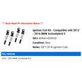 thumbnail image 2 of Ignition Coil Kit - Compatible with 2012 - 2016 BMW ActiveHybrid 5 2013 2014 2015, 2 of 2