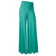 thumbnail image 1 of Pantalones de cintura alta y pierna ancha para mujer: elásticos, informales/para el trabajo/yoga, tejido de punto, para todas las estaciones, color liso, lavables a máquina/a mano, tallas S-XL., 1 of 3