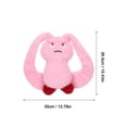 thumbnail image 2 of Long-Eared Rabbit Plush Dog Toy, Crinkle Paper Squeaky Chew Toy, Durable Sound-Making Furry Plaything for Puppy, Interactive Molar Teeth Cleaning Toy, Soft Cuddle Companion for Small Medium Dogs, 2 of 4