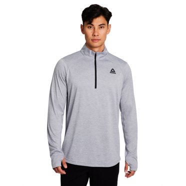 Reebok Men's and Big Men's Trail Quarter-Zip Active Pullover Shirt, Sizes XS-5XL