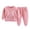 Pink, variant on Duqingm Toddler Girls Outfit Sets- Cute Casual Cotton Long Sleeve Tees and Pants Kids Fall Winter Clothes (Pink,9-12 Months)