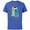 Royal Heather, variant on Disney Lilo & Stitch Seasons Greetings Holiday - Short Sleeve Cotton T-Shirt for Adults - Customized-Black