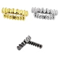 thumbnail image 1 of Tachiuwa 3 Pieces Of -plated Grills For Upper And Lower Caps - Jewelry,, 1 of 9