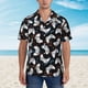 thumbnail image 2 of Balery Cool Gamepad Camisas hawaianas de manga corta para hombre, camisas playeras de corte holgado, camisas de vacaciones con botones,Small, 2 of 7
