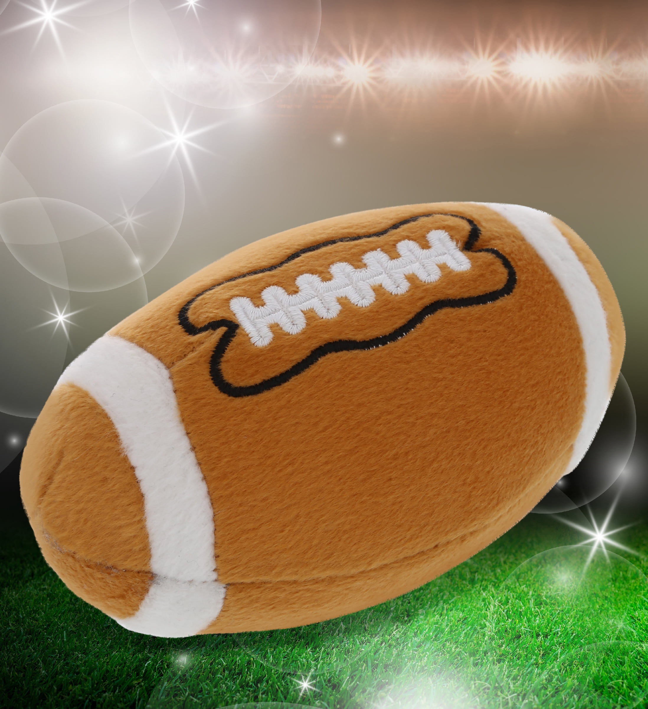 CatchStar Football Plush Pillow Fluffy Stuffed Ball Throw Soft