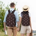 thumbnail image 3 of Easygd Leopard Print Canvas Backpack: Stylish, Lightweight, and Versatile with Large Capacity and Adjustable Straps –, 3 of 7
