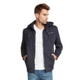 thumbnail image 4 of Maximos Men's Sherpa Lined Sahara Hooded Multi Pocket Bomber Jacket (Navy, XXX-Large), 4 of 15