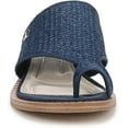 thumbnail image 3 of Franco Sarto Womens Sia Slide Sandal Navy Blue Raffia 9.5M, 3 of 5