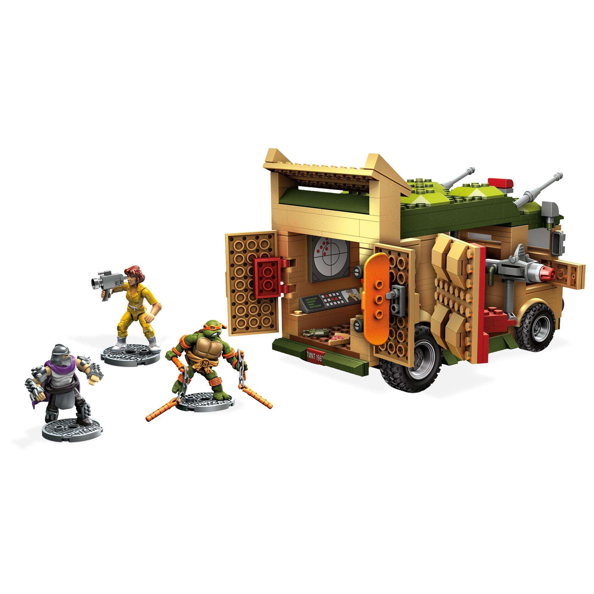 mega bloks teenage mutant ninja turtles party wagon