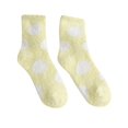 thumbnail image 3 of Prolriy Socks for Women, Women Fuzzy Socks Winter Coral Socks Polka Dot Cute Home Stocking Womens Socks Beige, 3 of 3