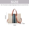 thumbnail image 2 of Bolso para ordenador portátil para mujer, bolso de trabajo de lona para mujer, bolso de hombro para maletín de ordenador, 2 of 6