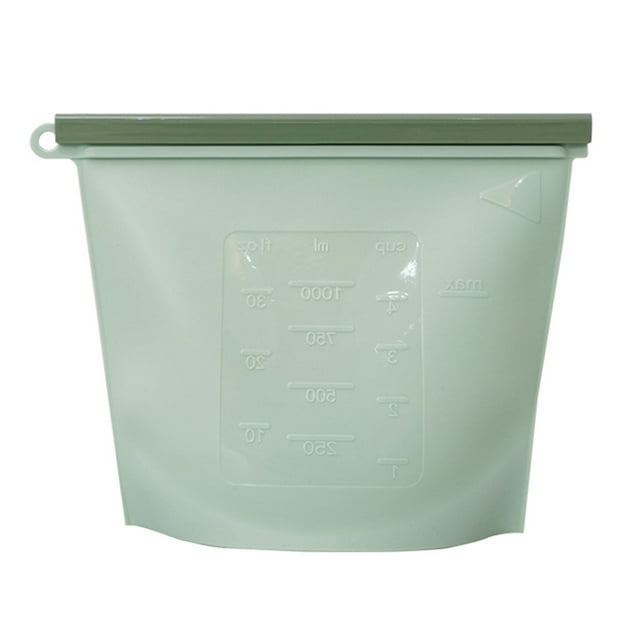 CSChome Sac de Rangement Alimentaire en Silicone Résistant à la Chaleur : Bonne Étanchéité, Grande Capacité