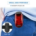 thumbnail image 6 of [3 Pack] LED Running Safety Light Bike Tail Light Warning Lamp,iClover Clip on Strobe Running Battery Powered for Bicycle Backpack Arm,Walking,Jogging, 6 of 11