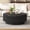 Black, variant on Leumius Round Coffee Table with Storage Drawer, Modern Fluted Coffee Table with Golden Handle, Wood Center Table for Living Room Black