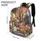 thumbnail image 3 of The Loud House-theme Backpack, Campus style schoolbag Bookbag with Adjustable Shoulder Straps And Large Zip Compartment, Unisex Travel Bags.42x30x15cm, 3 of 6