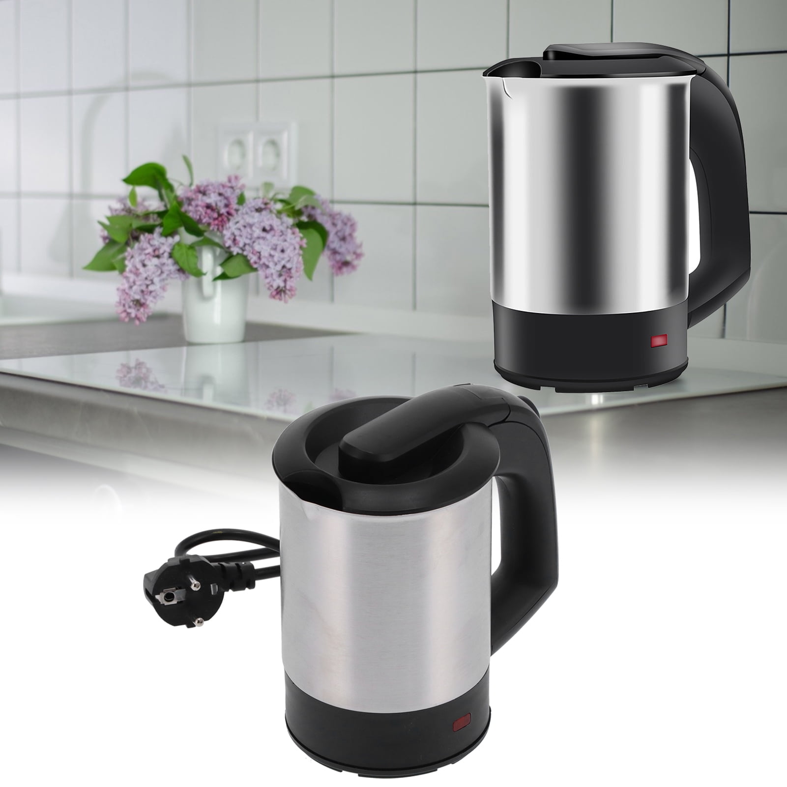 Electric Kettle, EU 220V Automatic Power Off Water Boiler For Home For Kitchen For Travel