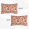 thumbnail image 4 of Fotbe Skull Retro record lips Pillow Cases - Envelope Closure - Luxury, Extra Soft, Cooling Pillow Covers - Wrinkle, Fade, Stain Resistant-14"x20", 4 of 8