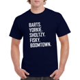 thumbnail image 5 of UGP Campus Apparel Barts Yorkie Sholtzy Fisky Boomtown - Funny Hockey T Shirt - Small - Navy, 5 of 6
