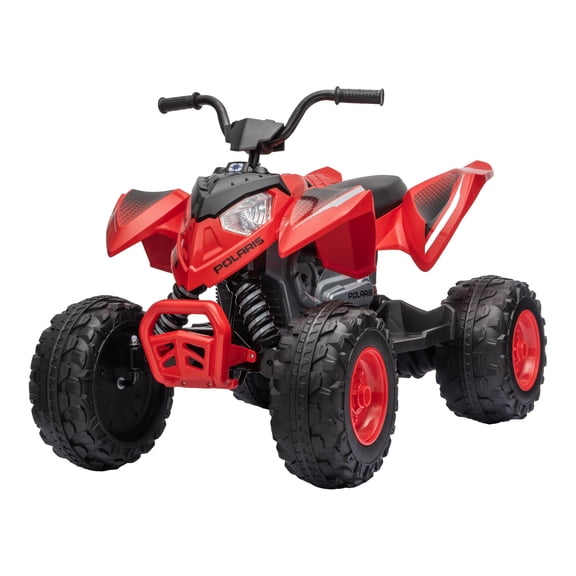 Polaris Outlaw 110 12V Red - Electric ATV Ride-On for Kids, Ages 3 , Includes Rechargeable Battery and Charger