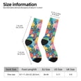 thumbnail image 2 of KLL Starfish And Algae Print Cool Socks Men's Women's Crew Socks Funny Crazy Novelty Stockings, 2 of 6