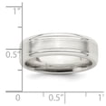 thumbnail image 5 of Auriga Fine Jewelry 925 Sterling Silver 6mm Brushed Wedding Band Ring Size 11 for Men, 5 of 7