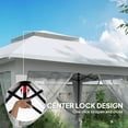 thumbnail image 4 of Outsunny 12' x 12' Pop-up Tent Gazebo Instant Canopy, Light Grey, 4 of 10