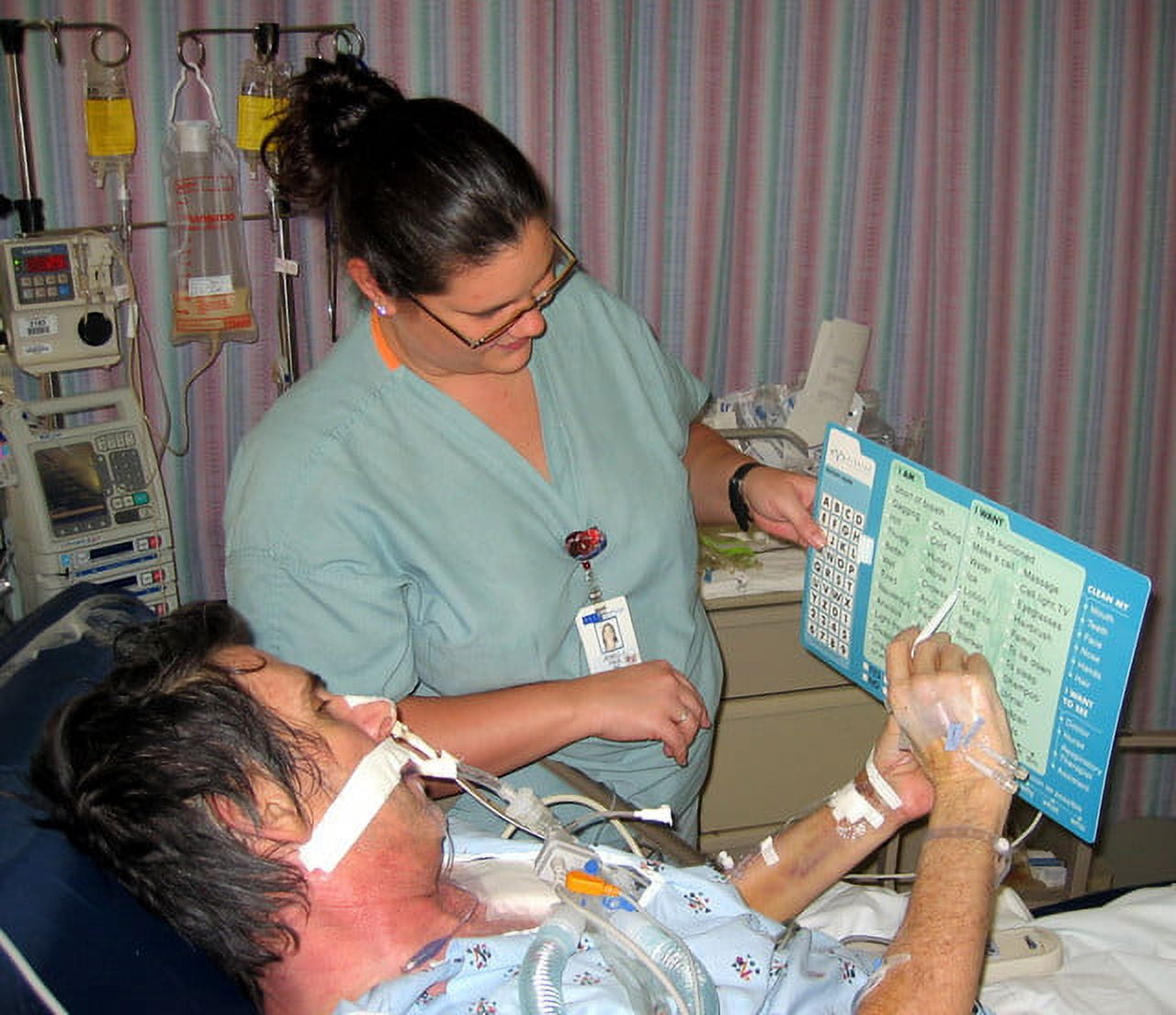 Vidatak EZ Medical Symbols Board Helps Nonverbal Patients Communicate