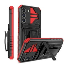 for Samsung Galaxy A54 5G Case - Heavy Duty Phone Holster with Belt Clip | with Kickstand | Shockproof, Dual Layer Protective | Drop Protection Hybrid Case for Samsung Galaxy A54 5G, Red