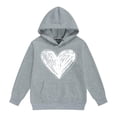 thumbnail image 4 of XQYLOS Heart Print Graphic Hoodies for Teen Girls Long Sleeve Oversized Pullover Cute Sweatshirts Plus Size Fashion Tops, 4 of 5